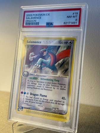 Salamence #19 Pokemon Dragon PSA 8